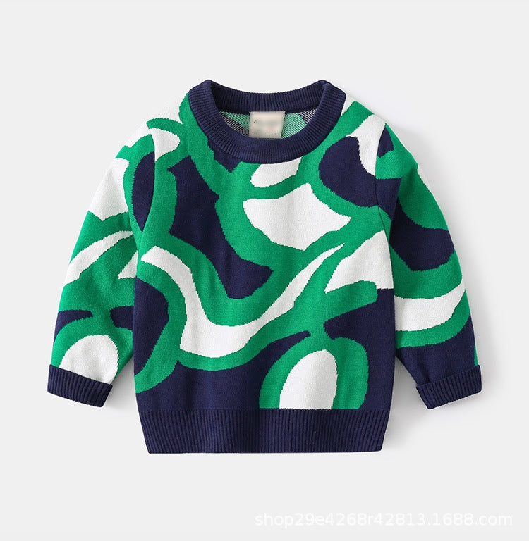 Kiddie Abstract Sweater