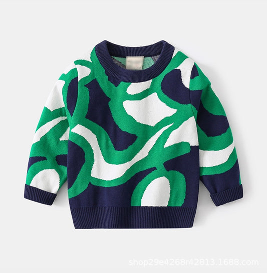 Kiddie Abstract Sweater
