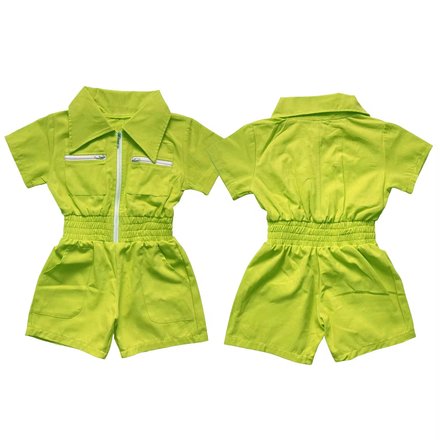 Fly Kid Utility Romper (Green)